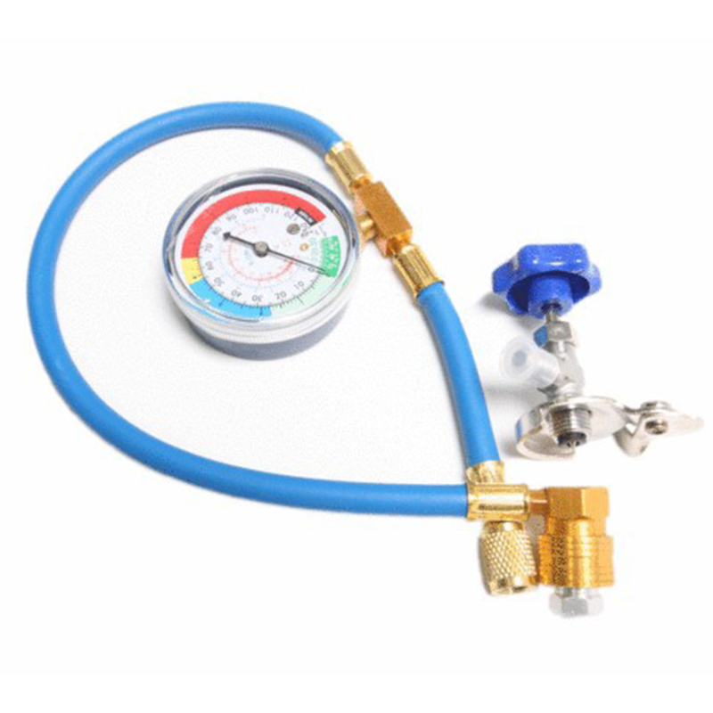 R134a AC-koudemiddel vulslang met manometer