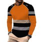 🏃‍♂️ Sportieve heren longsleeve – vochtafvoerend, met subtiele print, voor actieve dagen