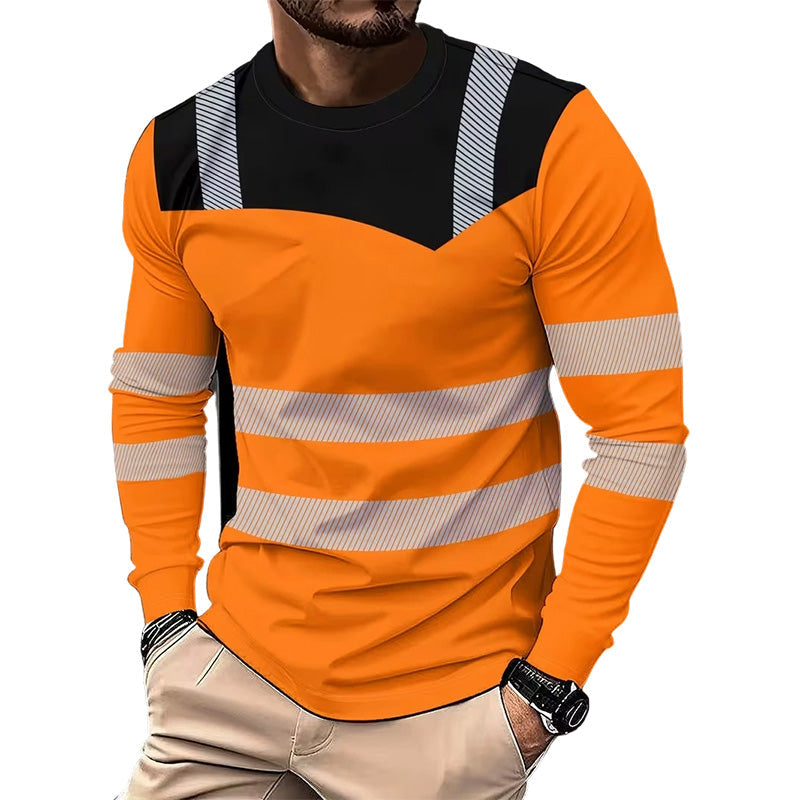 🏃‍♂️ Sportieve heren longsleeve – vochtafvoerend, met subtiele print, voor actieve dagen