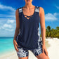 Sportief tweedelig strandbadpak voor dames