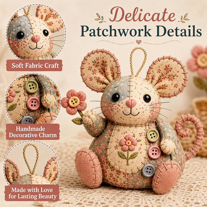 🐭❤️ 50% KORTING! Stop met scrollen en naai je eigen schattige muis! Deze complete set geeft je alles – stof, vulling, naald – en voor je het weet hou je een zelfgemaakt vriendje in je handen!
