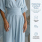 Jumpsuit met V-hals, hoge taille en wijde pijpen voor dames