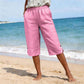 Ademende, casual capribroek voor dames voor de zomer