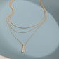 Elegante meerlaagse ketting met een sierlijke hanger🎁