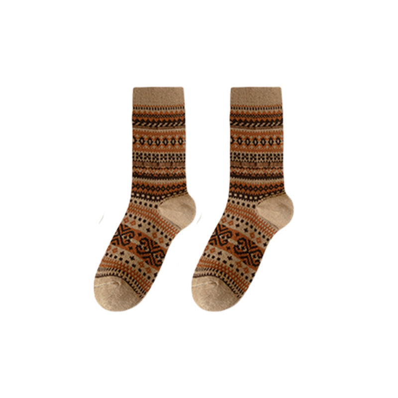 🌹Laatste dag ❤️ Koop 1, krijg 2 gratis🌹Etnische retro-stijl sokken