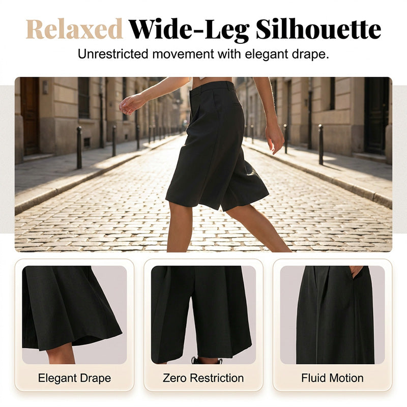 ☀️ Dames Losse Bermuda Shorts – Stijlvol & Comfortabel | Nu in de Zomeruitverkoop! 🌿