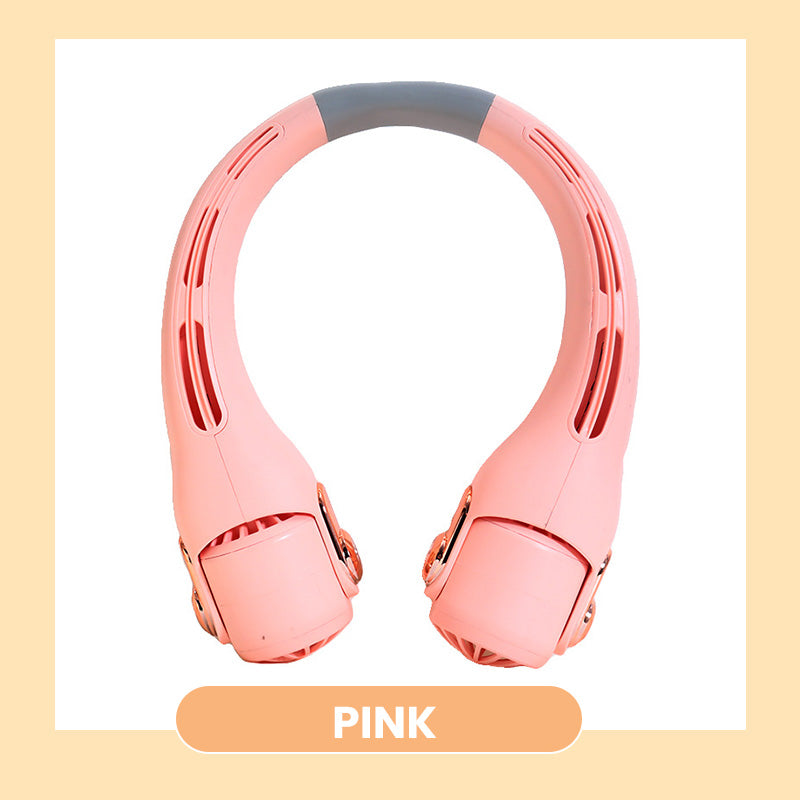 🌀 TIJDELIJKE AANBIEDING: 50% KORTING! 💥 360° draaibare nekventilator – ultrastil, 3 snelheden, handsfree, lange batterijduur ✨