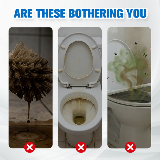 🧹 Set wegwerptoiletborstels | Contactloos weggooien | Dagelijkse reiniging van de badkamer · Verwijderen van vuil uit moeilijk bereikbare hoeken