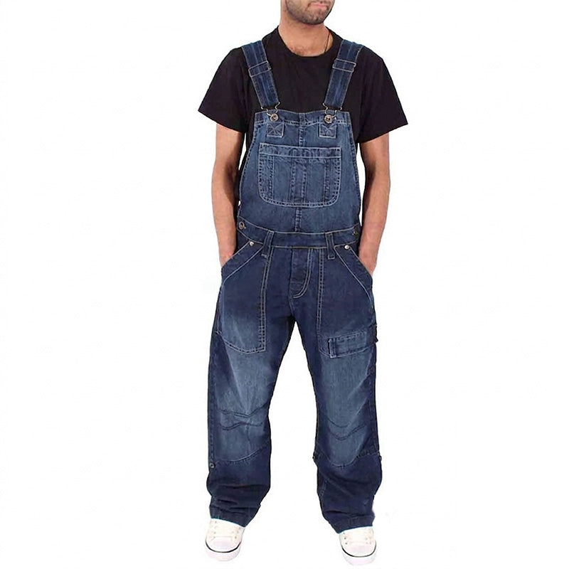 👖Klassieke denim overall voor heren – comfortabel, praktisch en moeiteloos stijlvol✨