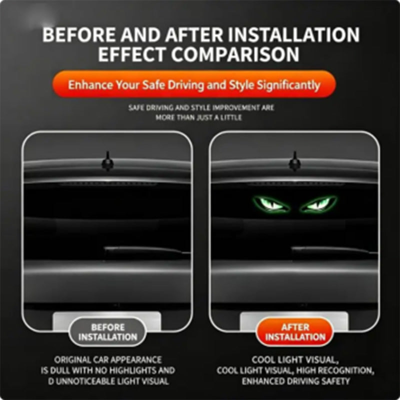 💥【LIMITED TIME 50% OFF】🔥 Zonne-energie & USB Oplaadbaar Auto Waarschuwingslampje | Trillingssensor Auto Aan/Uit | Devil Eye Ontwerp | Zuignap Bevestiging | 3 Kleuren