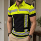 📢📢50% KORTING !! ⏰Reflecterend heren-shirt met korte mouwen en hoge zichtbaarheid