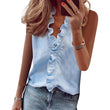 Women's Casual V-Neck Sleeveless Top