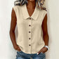 Women’s V-Neck Button-Down Top