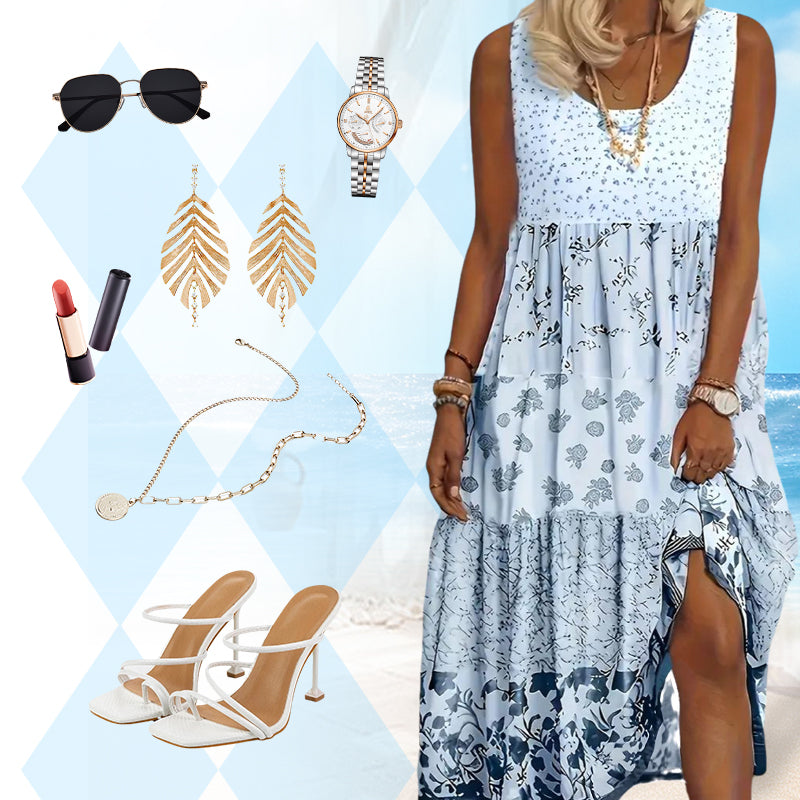 🌸 50% KORTING 💕 Boho Jurk – Zacht & Ademend ✨
