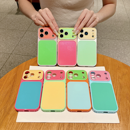 Levendige contrasterende kleuren Dopamine acryl telefoonhoesje