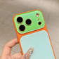 Levendige contrasterende kleuren Dopamine acryl telefoonhoesje