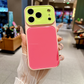 Levendige contrasterende kleuren Dopamine acryl telefoonhoesje