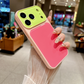 Levendige contrasterende kleuren Dopamine acryl telefoonhoesje