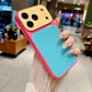 Levendige contrasterende kleuren Dopamine acryl telefoonhoesje