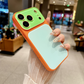 Levendige contrasterende kleuren Dopamine acryl telefoonhoesje