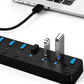 High-Speed USB 3.0 Data Hub Splitter