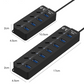 High-Speed USB 3.0 Data Hub Splitter