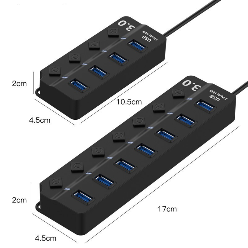 High-Speed USB 3.0 Data Hub Splitter