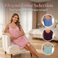 Dames Kanten V-Hals Nachthemd Losse Modal Slip Nachtkleding