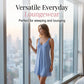 Dames Kanten V-Hals Nachthemd Losse Modal Slip Nachtkleding