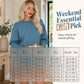 Casual oversized trui met ronde hals voor dames