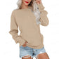 Casual oversized trui met ronde hals voor dames