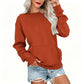 Casual oversized trui met ronde hals voor dames