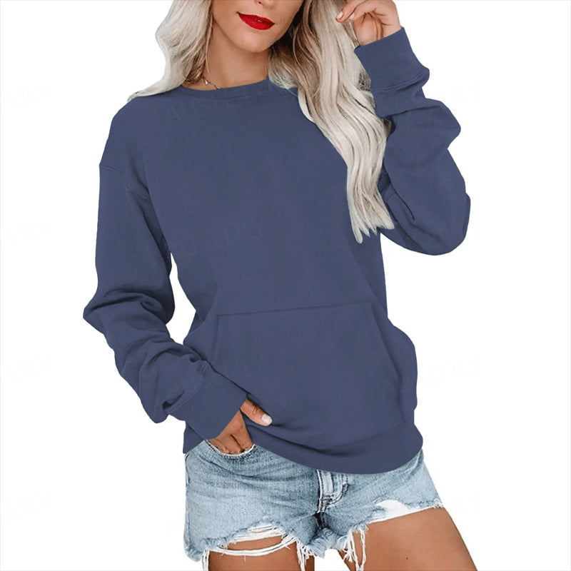 Casual oversized trui met ronde hals voor dames