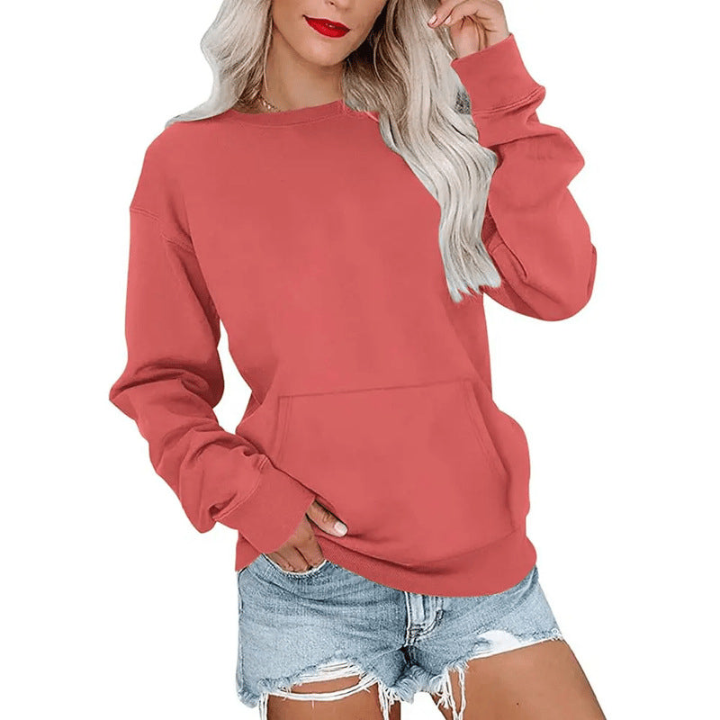 Casual oversized trui met ronde hals voor dames