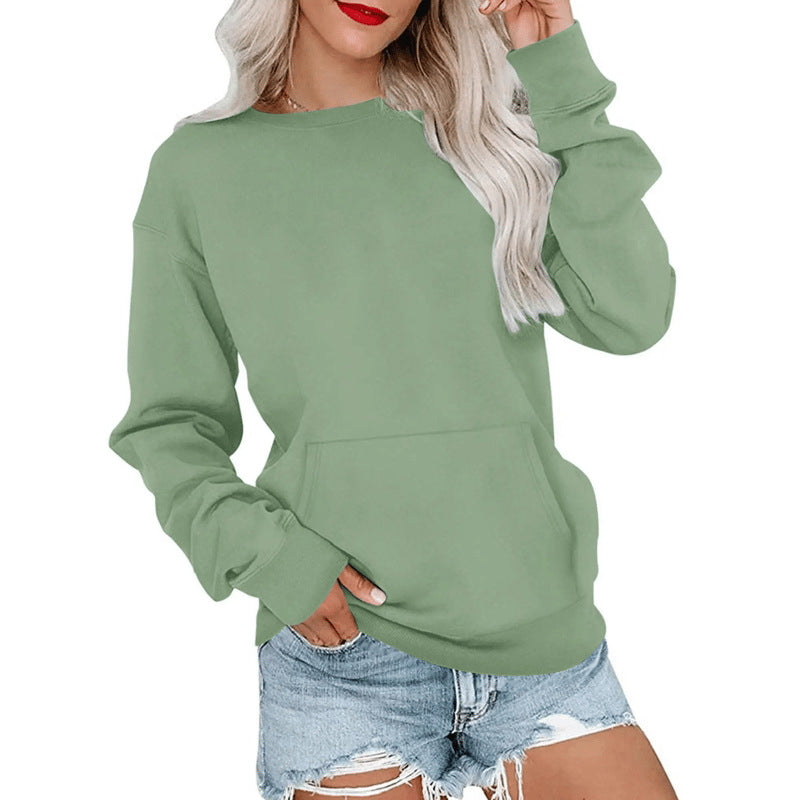 Casual oversized trui met ronde hals voor dames