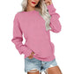 Casual oversized trui met ronde hals voor dames