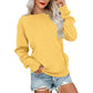 Casual oversized trui met ronde hals voor dames