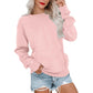 Casual oversized trui met ronde hals voor dames