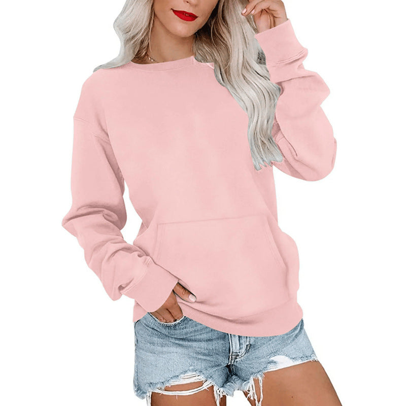 Casual oversized trui met ronde hals voor dames