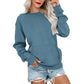 Casual oversized trui met ronde hals voor dames