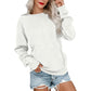 Casual oversized trui met ronde hals voor dames