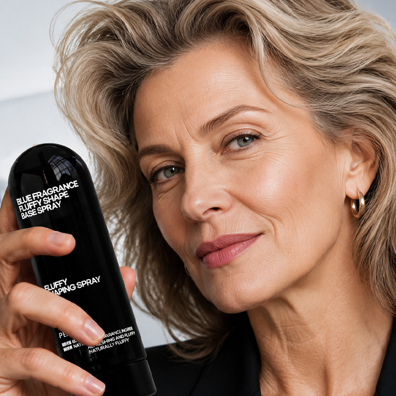 👩Volumegevende Stylingspray met Perzikgeur voor Luchtig Vol Haar, Langhoudend Haarspray