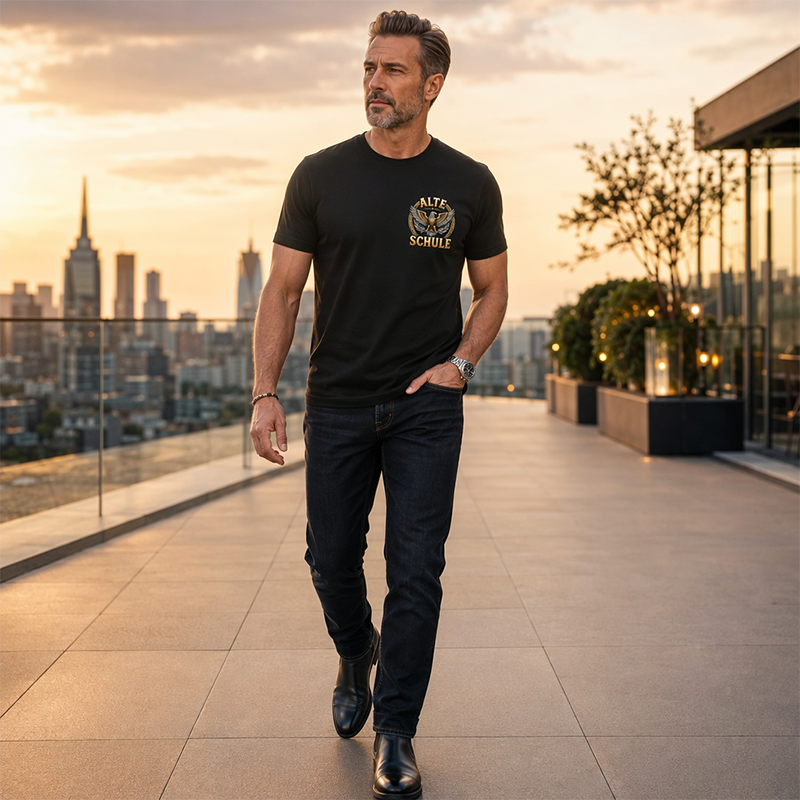 🦅 Tijdelijk Aanbieding! American Eagle Korte Mouw T-Shirt – Ademend Ronde Hals & Kleurvast Print voor Dagelijks Comfort 🔥