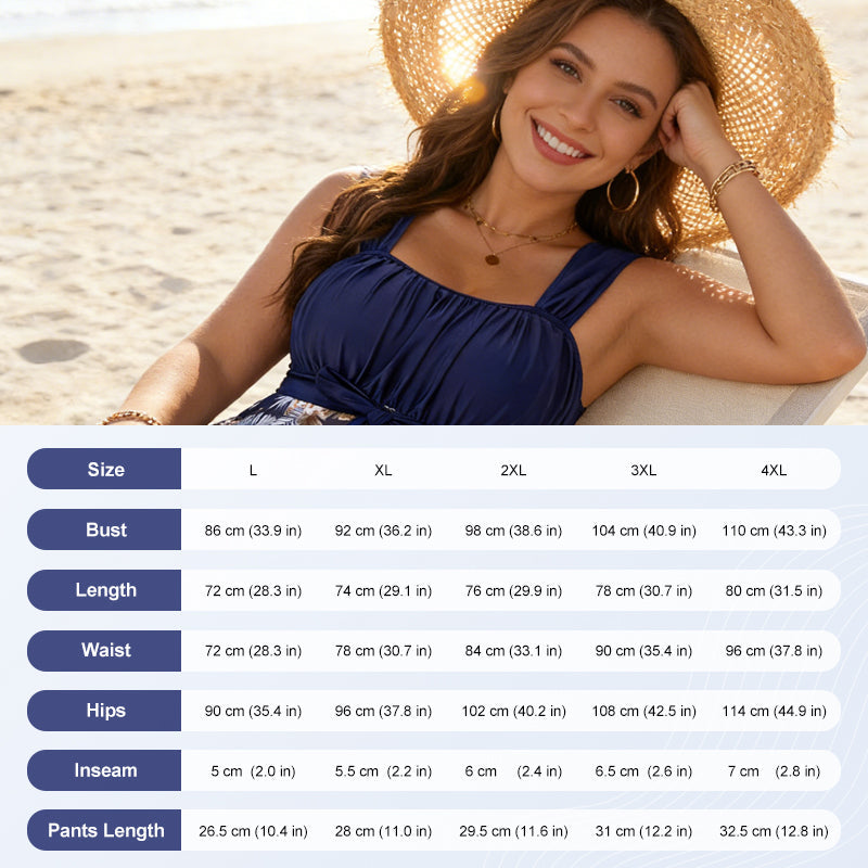 🎉 Uitverkoop 2026 — Meer dan 36.200 verkocht!🌊 Tweedelige bikiniset met buikcorrectie voor grote maten – Elegant ✨