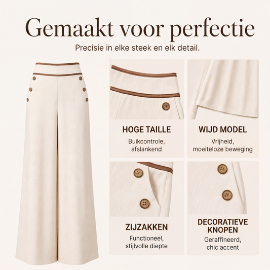 ✨ 50K+ VERKOCHT 💕 Hoge Taille Pantalon – Lange Benen