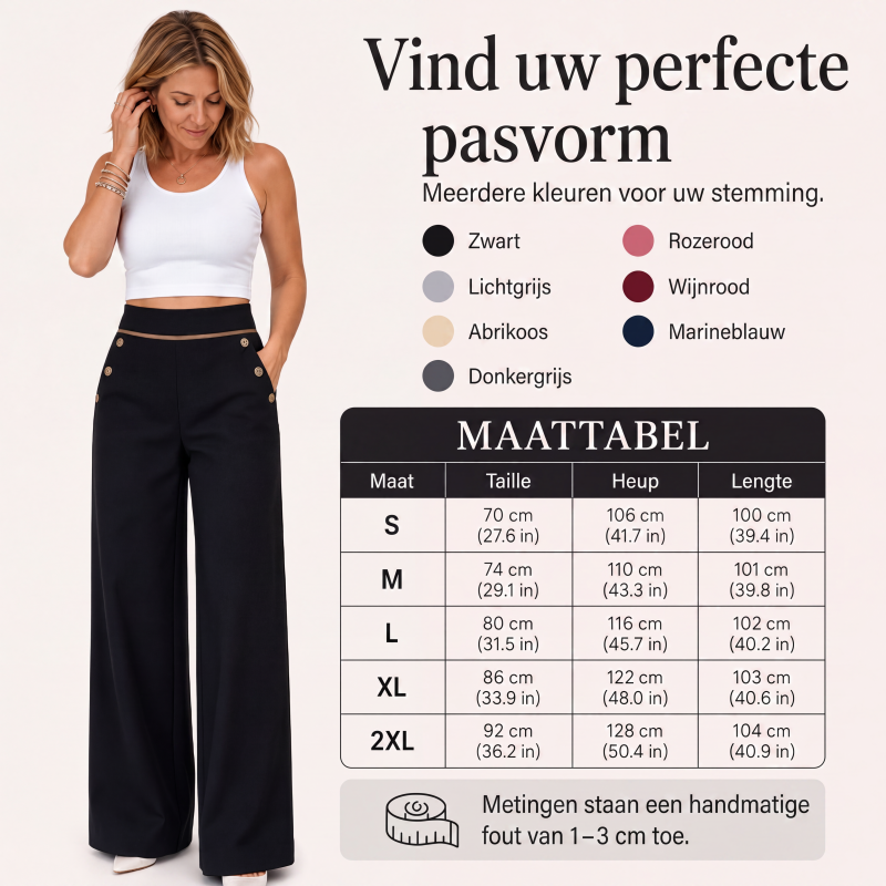✨ 50K+ VERKOCHT 💕 Hoge Taille Pantalon – Lange Benen