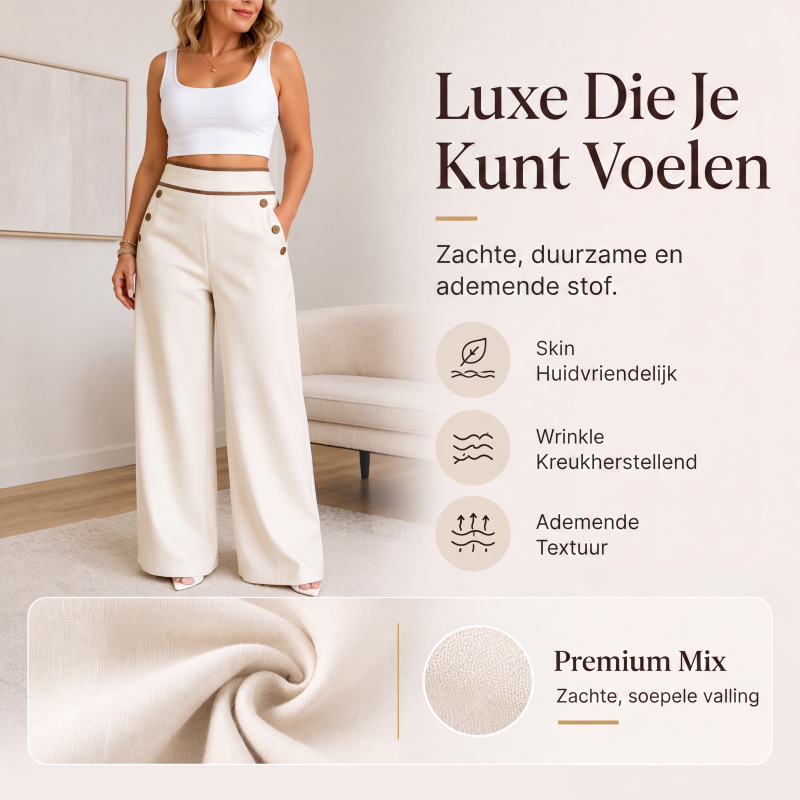 ✨ 50K+ VERKOCHT 💕 Hoge Taille Pantalon – Lange Benen