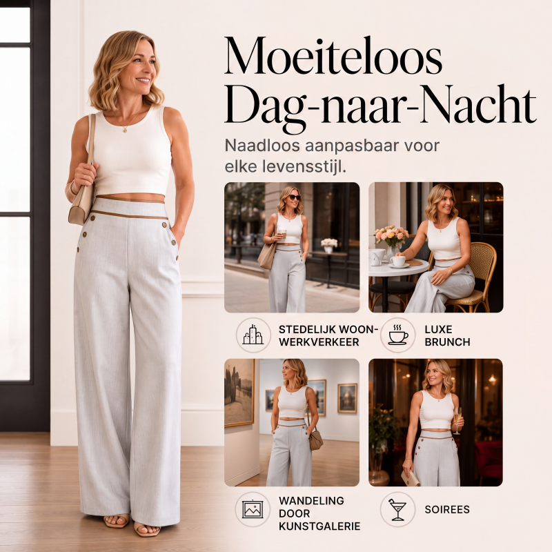 ✨ 50K+ VERKOCHT 💕 Hoge Taille Pantalon – Lange Benen