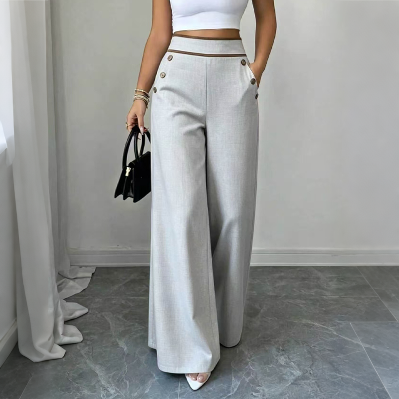 ✨ 50K+ VERKOCHT 💕 Hoge Taille Pantalon – Lange Benen