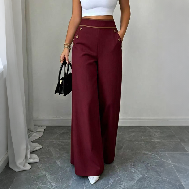 ✨ 50K+ VERKOCHT 💕 Hoge Taille Pantalon – Lange Benen